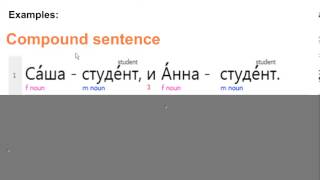 Structure of compound sentences