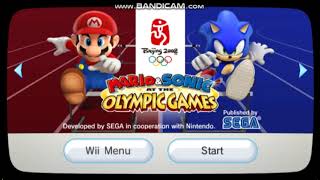 Mario & Sonic At The Olympic Games Disc Channel Intro