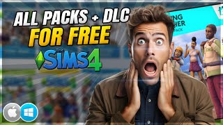 How to get ALL Sims 4 Expansion Packs for FREE - Sims 4 For FREE with ALL DLC PACKS Steam Xbox PS