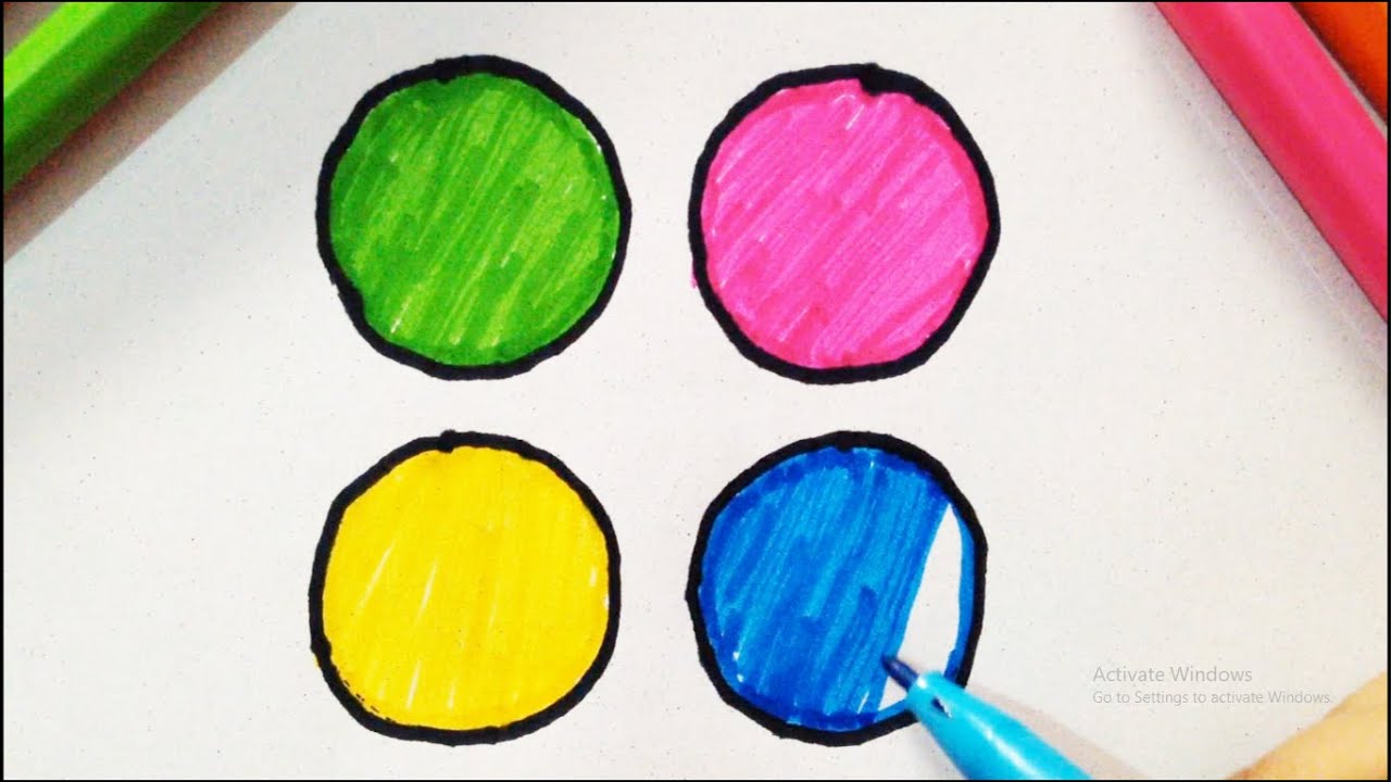 How to Draw a Circle - Draw a Circle - Circle Drawing - YouTube