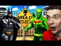 Breaking Into AREA 51 Finding ALIEN BATMAN In GTA 5 (Mods)