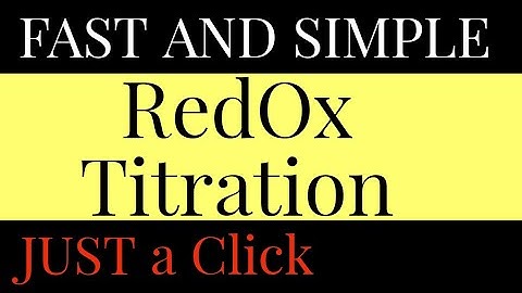 RedOx Titration 2022 WAEC chemistry practical demo