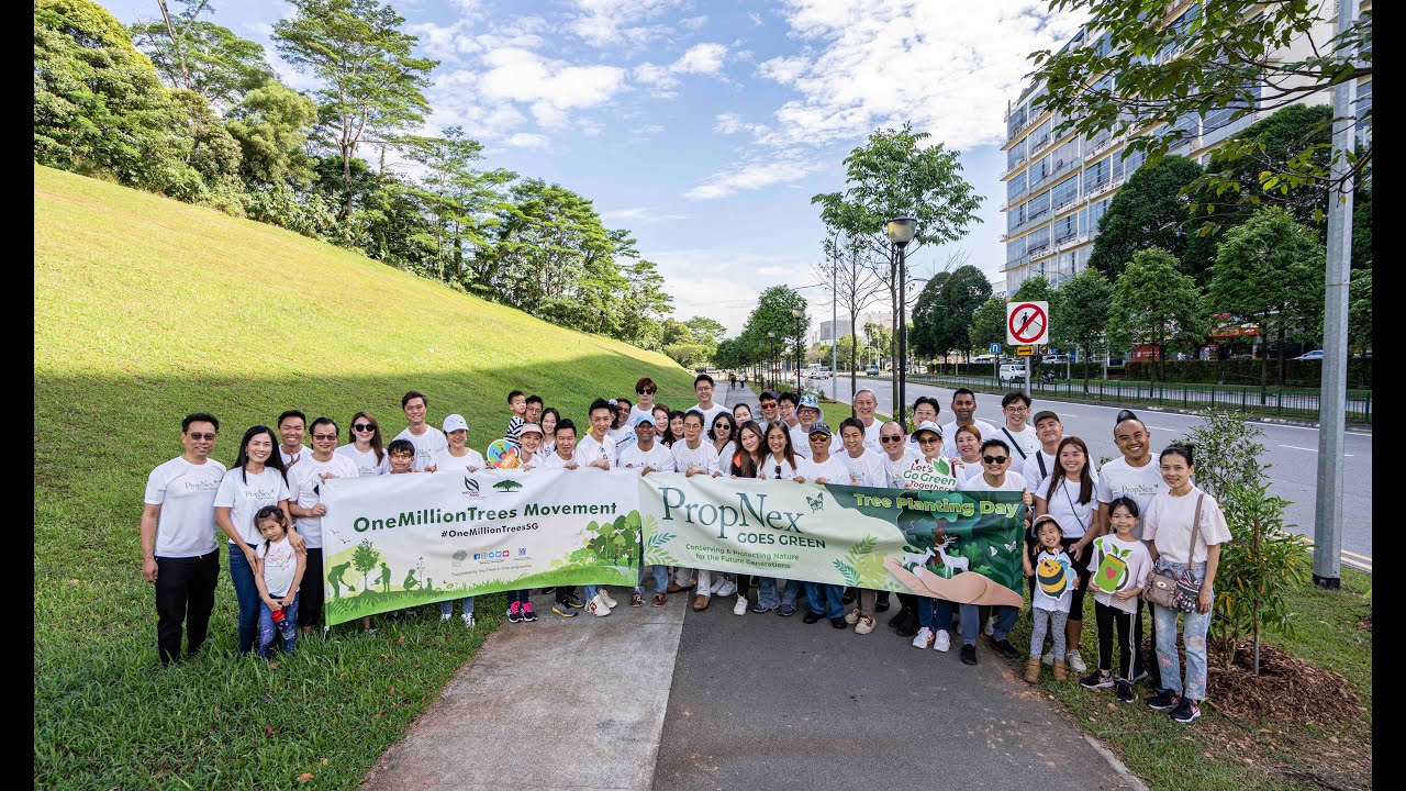 PropNex plants 500 trees for the environment! Join our green efforts today!