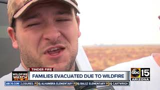 Tinder wildfire grows to over 8,000 acres burned