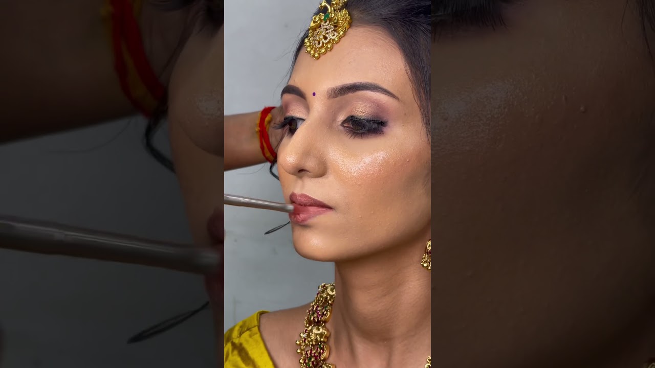 Glass skin makeup|Glass glow makeup look|Glow makeup|Glossy makeup|