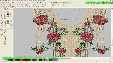Embroidery designing tutorial on Wilcom software || embroidery design || hand embroidery.(pat-1)