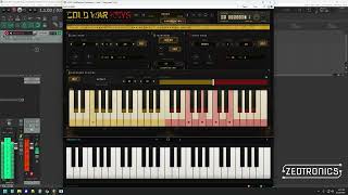 Cold War Keys - Arp and Echo demo - ZEDTRONICS