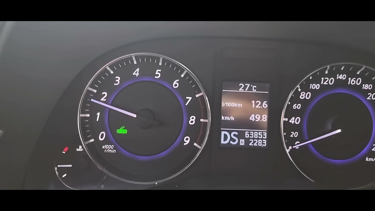 infiniti FX Vettel 0-180km/h