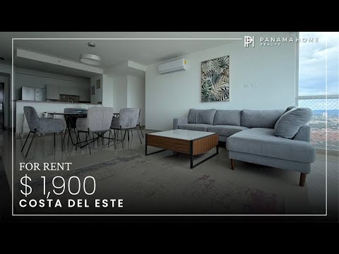 1 900 Luxury Apartment For Rent In Costa Del Este Panama 3 Bedrooms With City View