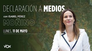 11.06 I Declaraciones a medios . ISABEL PÉREZ MOÑINO