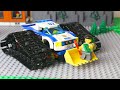 Lego cars experemental fire truck police car and dump truck for kids