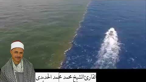 وما يستوى البحران ..تلاوة للقارئ الشيخ محمد محمد الحديدى ..تميز وابداع .اسمع واتعلم