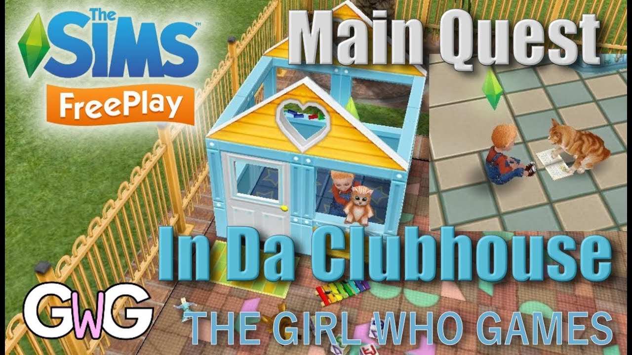 The Sims Freeplay In Da Clubhouse Quest YouTube