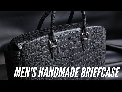 【Luxury Men’s briefcase】香港高級皮具訂造專門店｜Aspiration Made