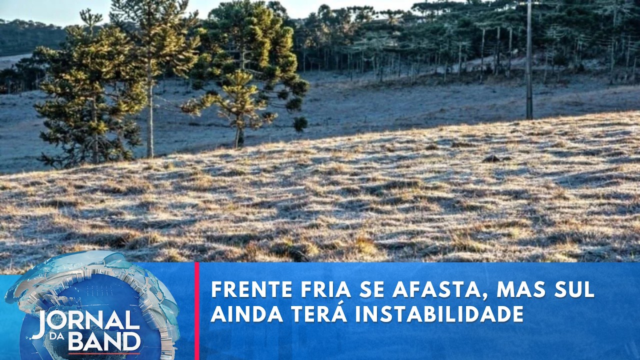 Frente Fria se afasta, mas Sul ainda terá alguma instabilidade | Jornal da Band