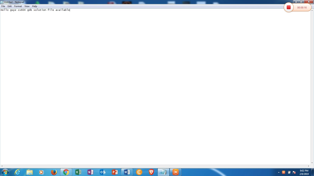 CS604 Operating Systems GDB Solution 2019