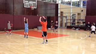 Reverse pivot and turn and face shooting drills!