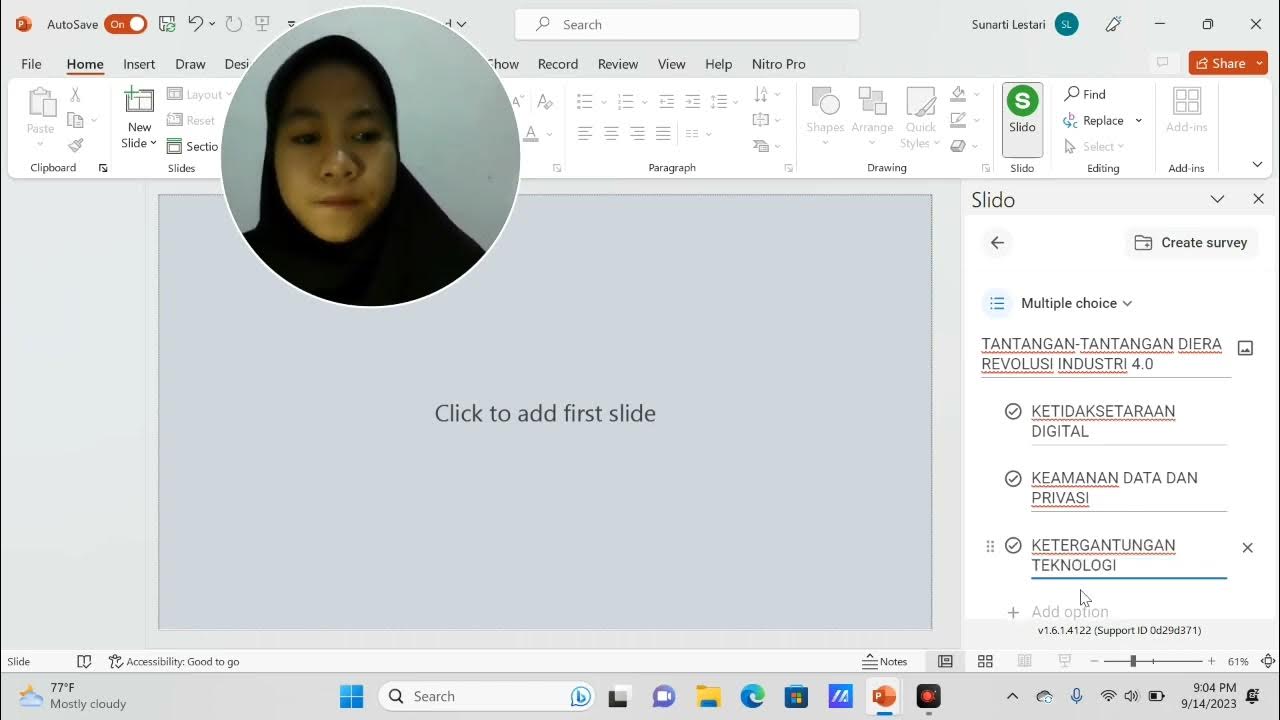 Presentasi Infografis menggunakan Powerpoint & Slido YouTube