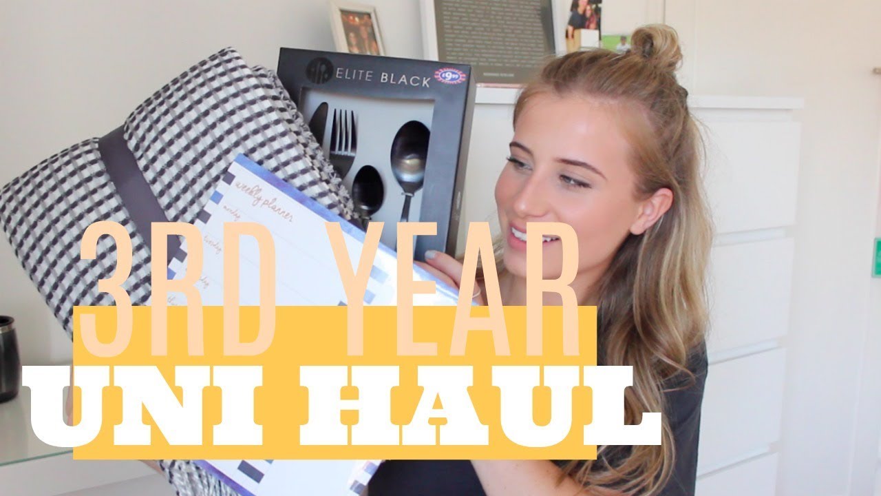 3RD YEAR UNI HAUL // PHOEBE SLEE
