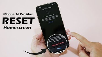 How to Reset Home Screen Layout to Default on iPhone 16 Pro Max