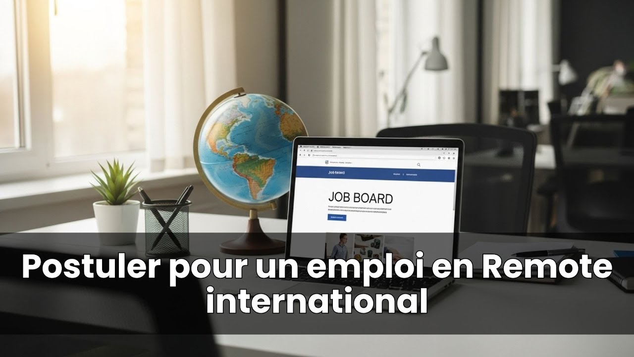 Comment postuler efficacement à un emploi en remote international ...