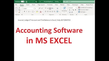 Journal, Ledger, Trial Balance in Excel; Fully Automated Urdu/Hindi (File Available)