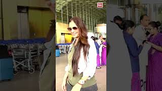 Tabu stunned everyone at the airport with her shady glasses look