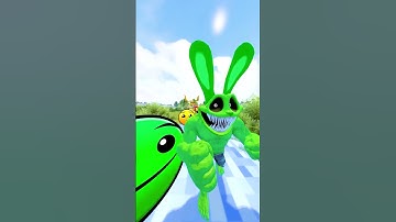 CHOOSE FAV POPPY PLAYTIME SMILING CRITTER MONSTERS on GEOMETRY DASH FIRE IN THE HOLE Garry