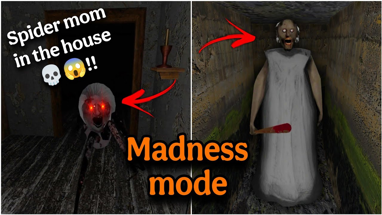 Granny v1.9 - Spider Mom in the House & Granny in the Sewer! | Ultimate impossible Challenge! 💀🕷️