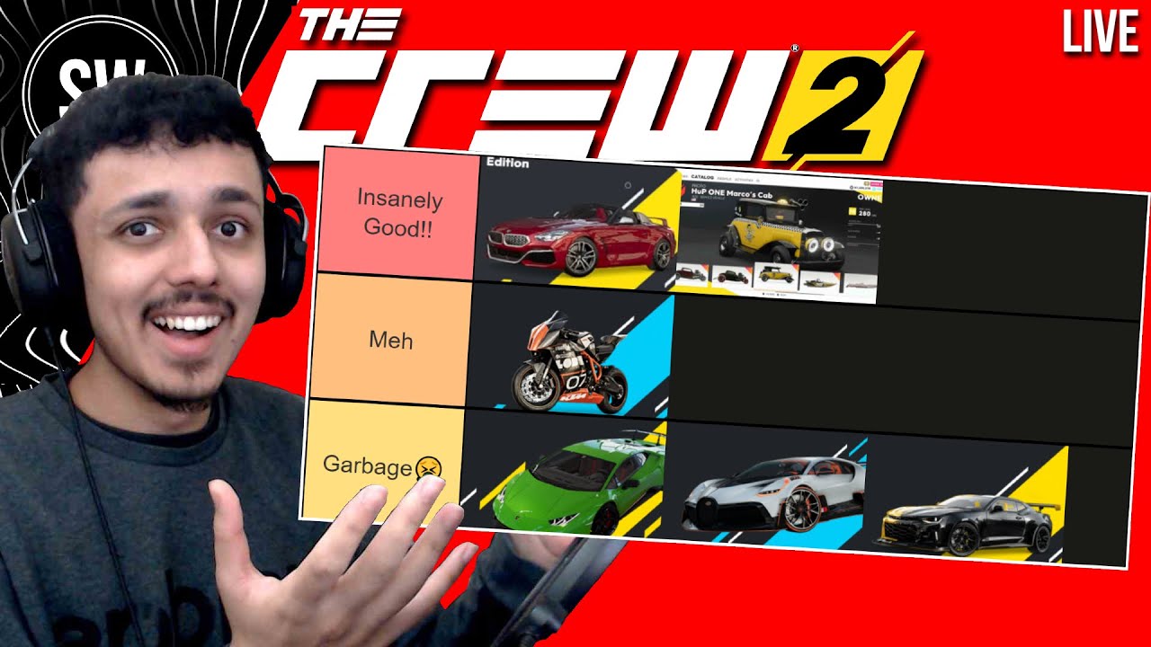 The Crew 2 LIVE [PS5] Summit Car Tier List With Chat!!! YouTube