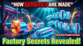 How Batteries Are Made: Inside the Futuristic Factory | From Raw Powder to Power!