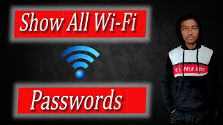 How To See All WiFi Passwords In Windows | Using CMD screenshot 3