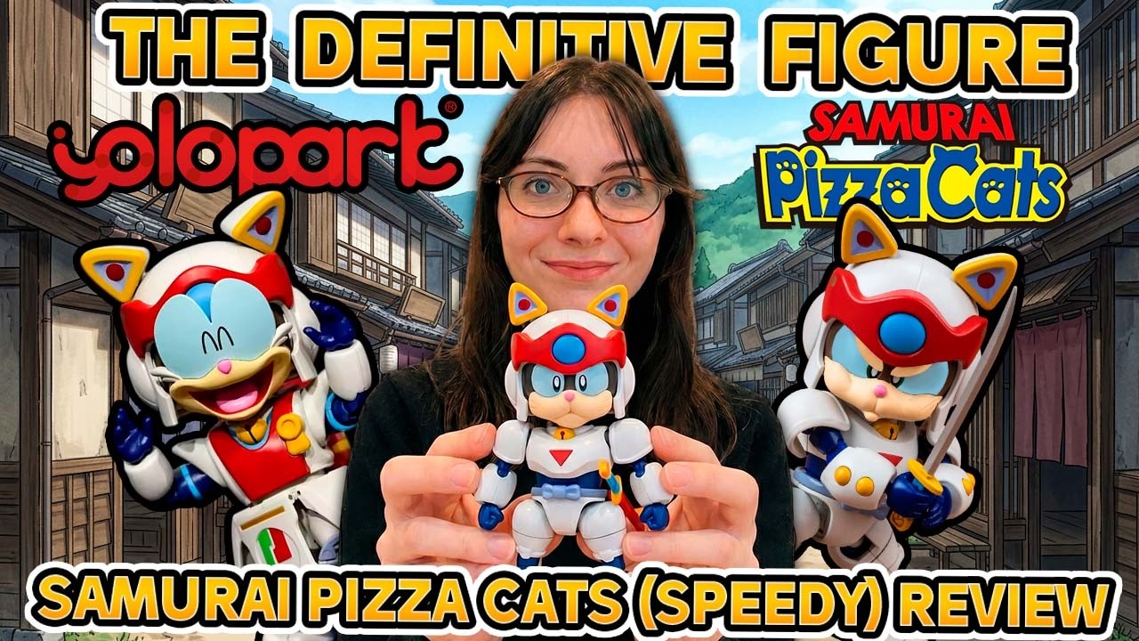 UNBOXING - Speedy Ceviche 🍕🐱 (2 Figures in 1?!) Yolopark Samurai Pizza Cats AMK PRO
