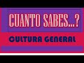 30 PREGUNTAS DE CULTURA GENERAL... Cuanto sabes...?