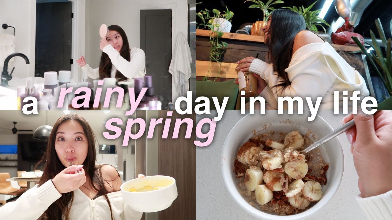 a cozy vlog: rainy days, coffee + brunch with friends, answering questions