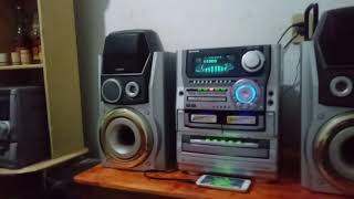 Meu Aiwa nsx t99 primeiro video