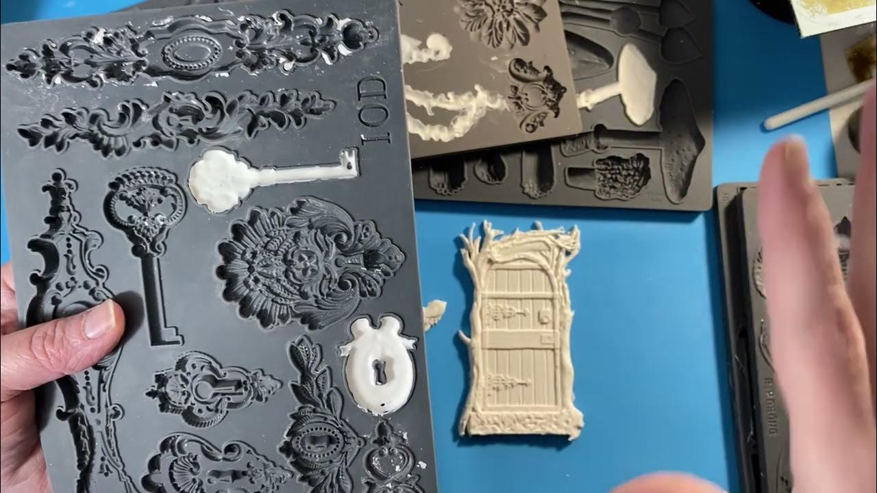 IOD Moulds & Nik Art Elastic Paste DIY bendable & flexible