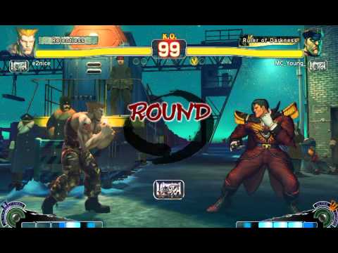 Ultra Street Fighter IV battle: Guile vs M. Bison