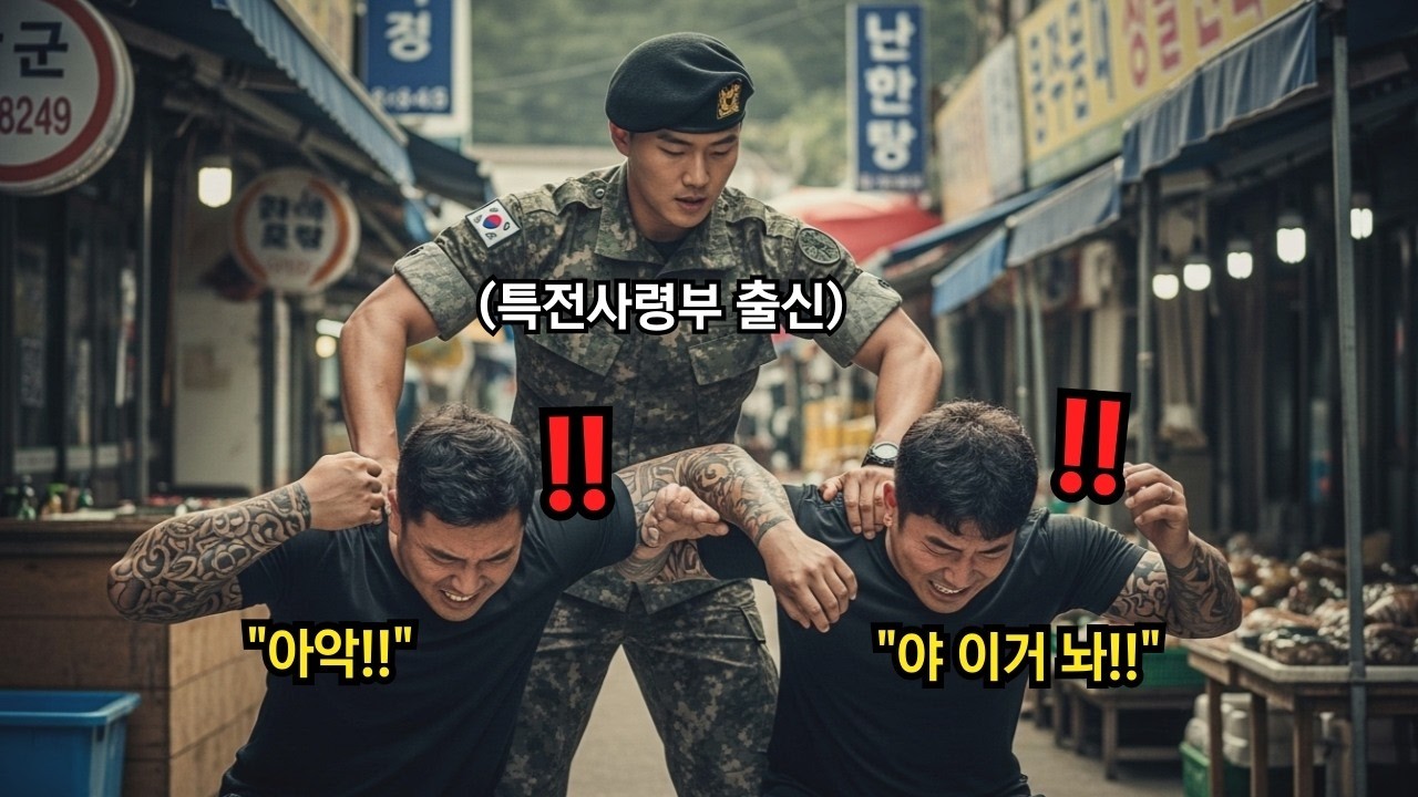 아니, 군인이 민간인을 때려 ” 민간인을 폭행한 특전병, 그에게 쓰리스타 특전사령관이 찾아와 충격적인 사실을 알게되고 부대를 박살내버렸다