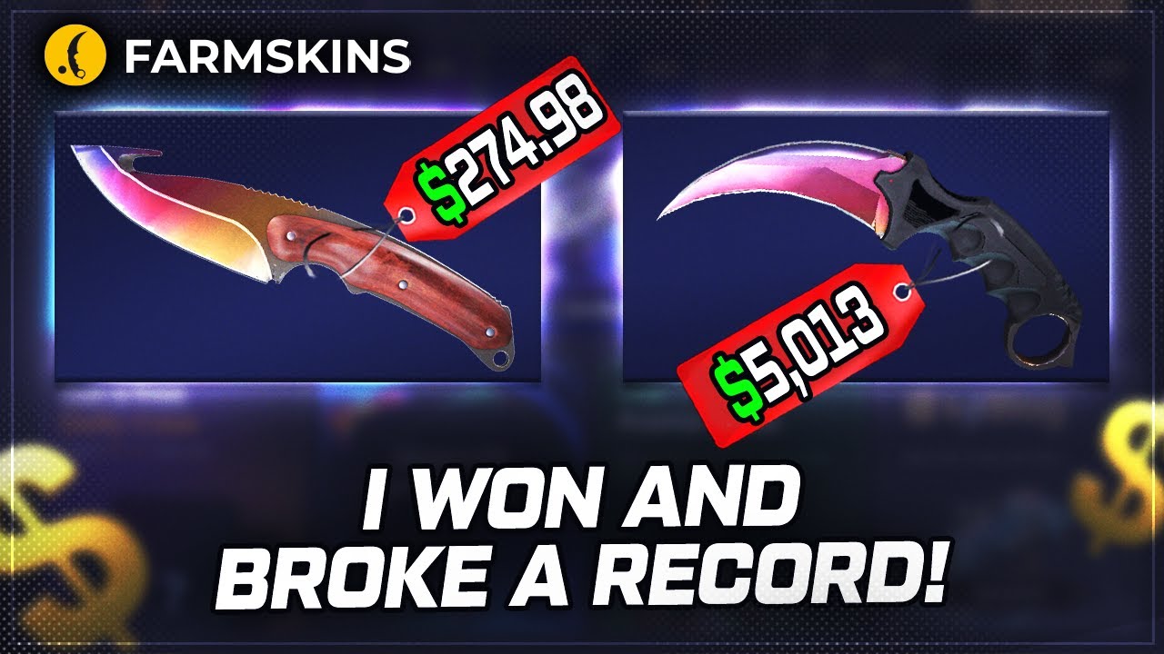 I GOT THE NEW BUTTERFLY KNIFE FOR FREE!!  Farmskins