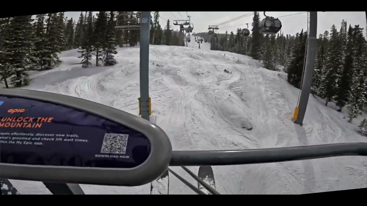 Summit Express lift at Keystone, 15 March 2025