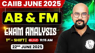 CAIIB ABFM Exam Analysis 2025 | CAIIB ABFM Exam Analysis Shift 1 | CAIIB ABFM Analysis Today