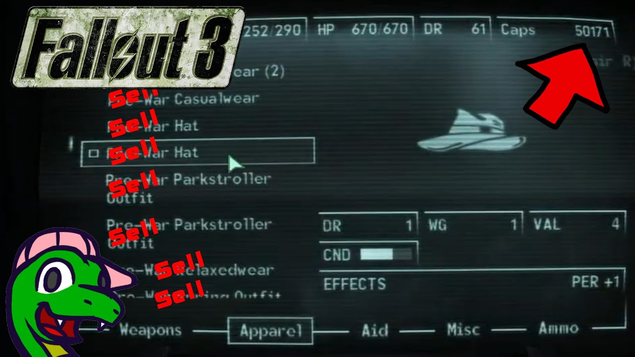 Dem Caps We Thy Steal!! - Fallout 3  Pt.12