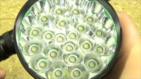 21 Emitter Flashlight, So Many Emitters (4-5,000 LM) 21 x Cree XML T6