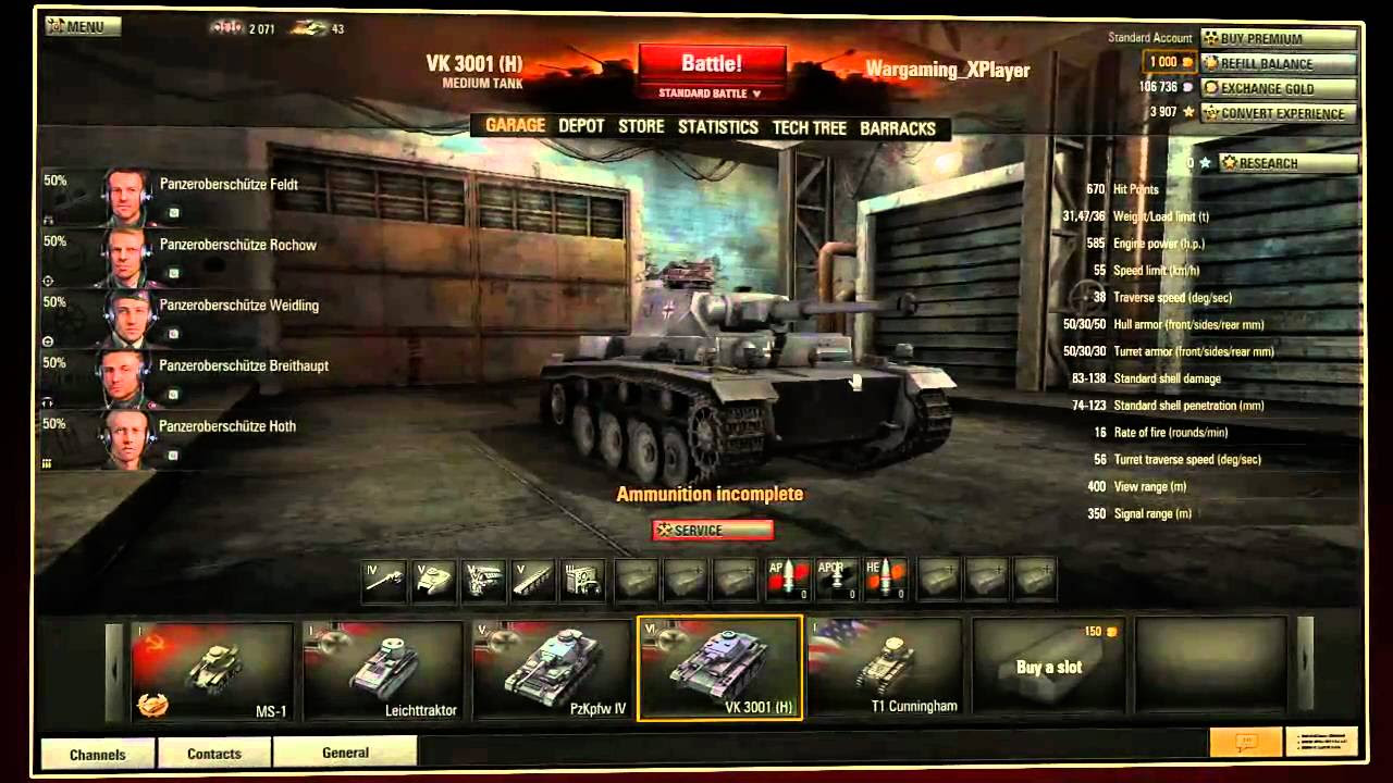 World of Tanks | tutorial #3 (2011)