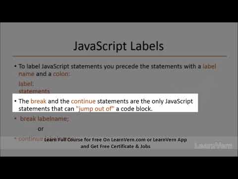 What Is Continue Statement In Javascript In Hindi? - Free On LearnVern