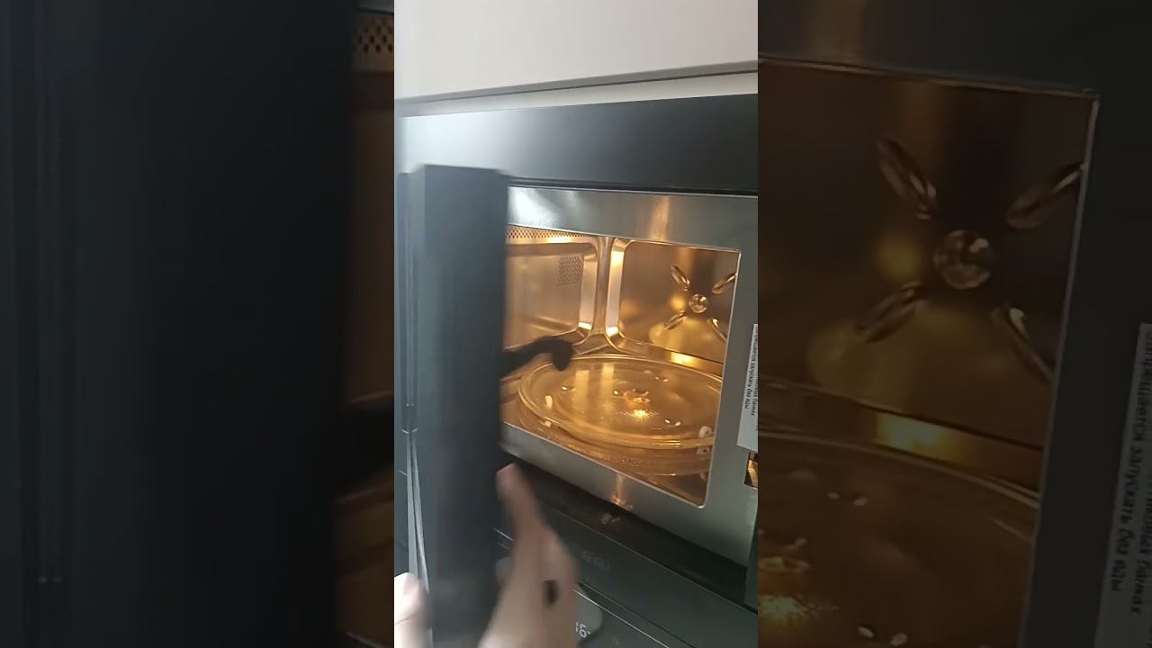 Встраиваемая микроволновая печь MEFERI MMO6020BK POWER, черный, 20л