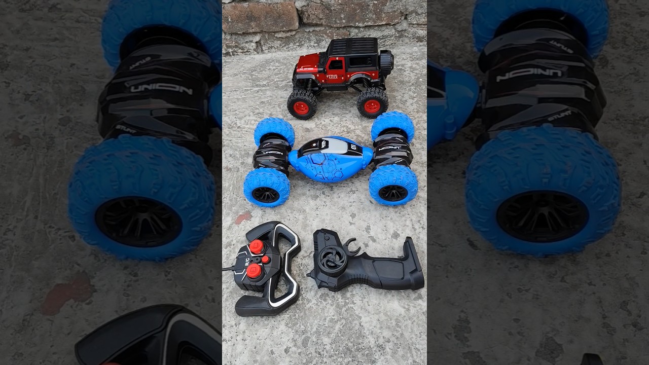 Best 2 RC Moka Stunt Car VS RC Thar 4X4 Testing 