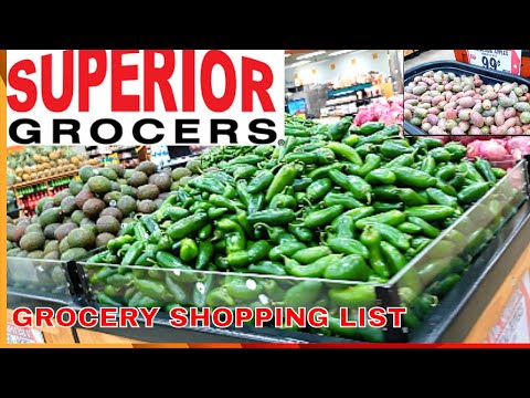 Superior Grocers store Weekly Grocery Shopping  STORE WALKTHROUGH 2020