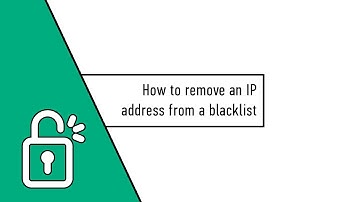 How to remove an IP address from a blacklist